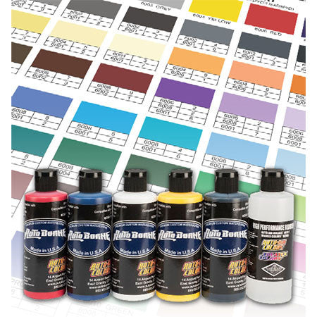 Com Art Airbrush Paint Kit E Transparent Primary Colour Set