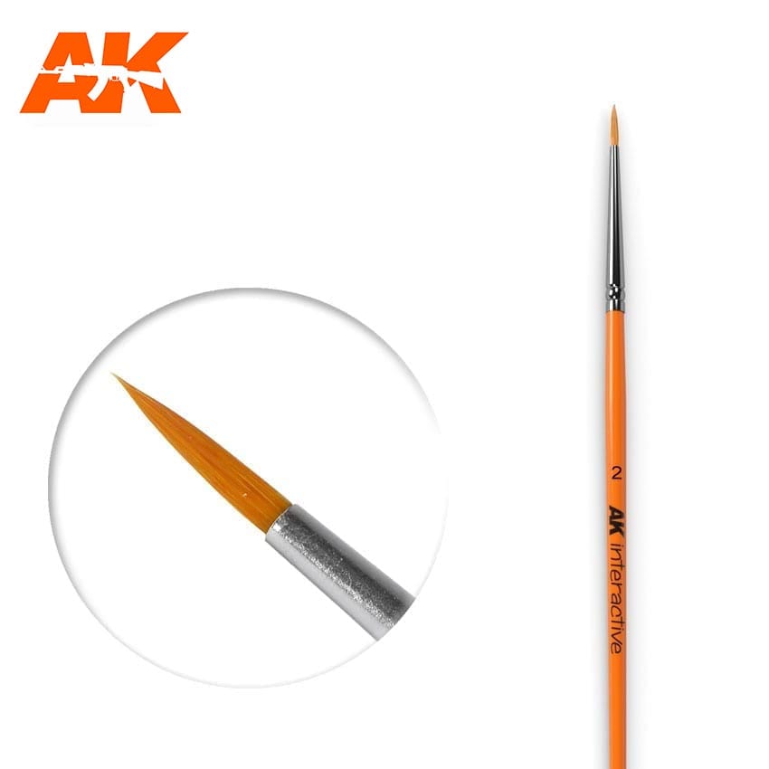 AK Interactive Paint Brushes – Maple Airbrush Supplies