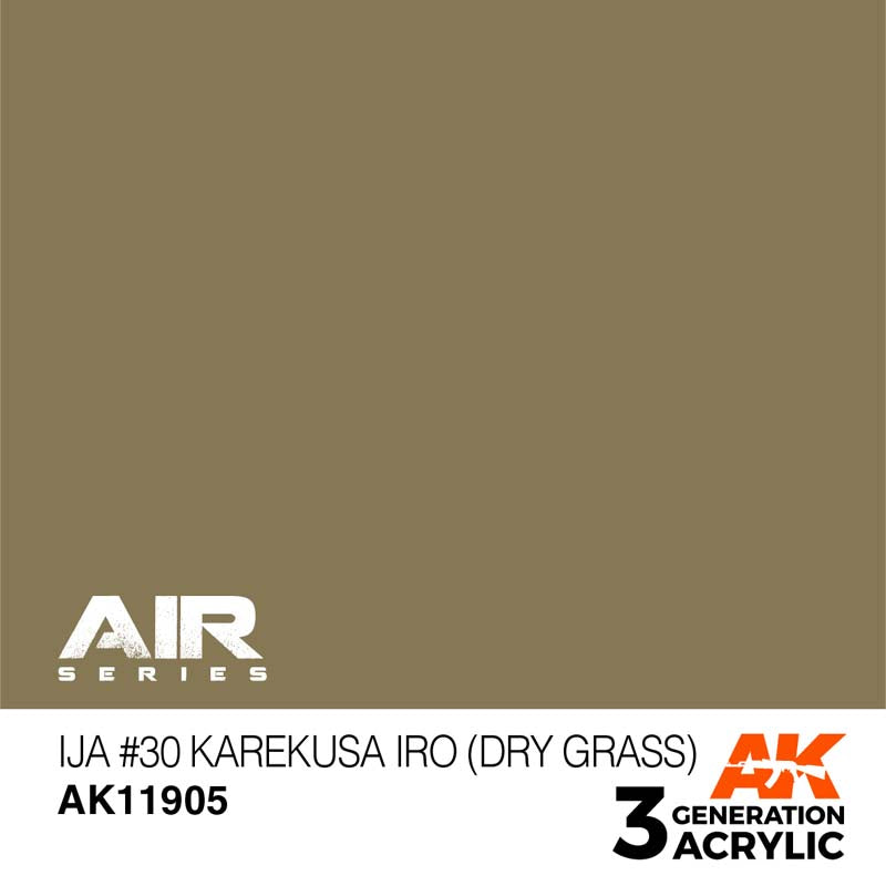 AK Interactive 3rd Gen IJA #30 Karekusa iro (Dry Grass)