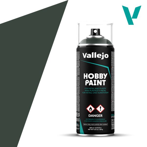 Vallejo Dark Green Aerosol Fantasy Color Primer