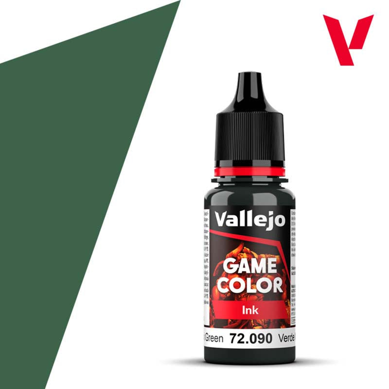 Black Green Game Vallejo Inks