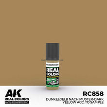 AK Interactive Real Colors Dunkelgelb Nach Muster-Dark Yellow acc. to Sample 17 ml