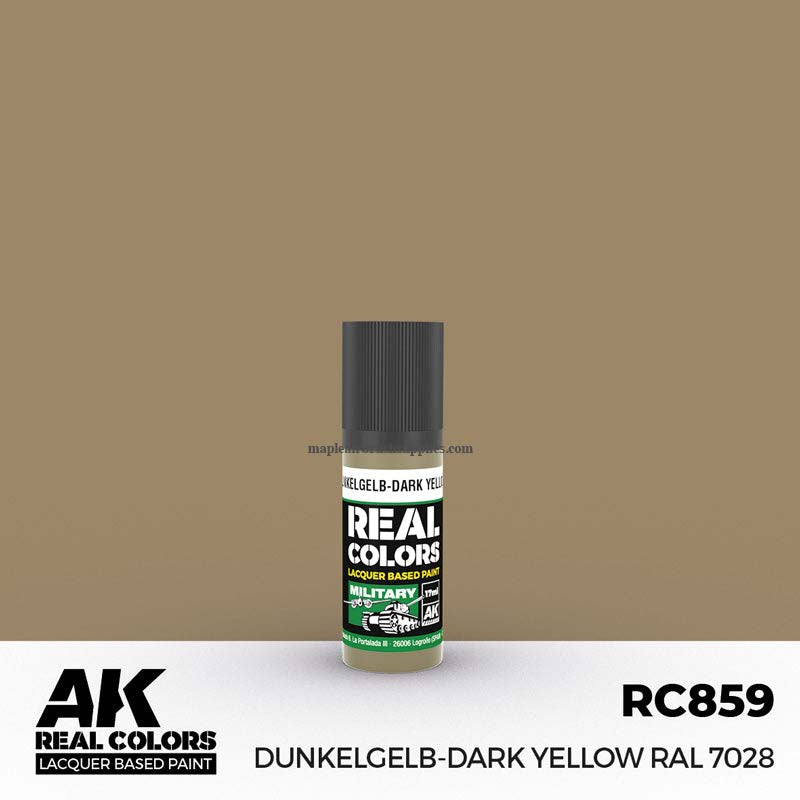 AK Interactive Real Colors Dunkelgelb-Dark Yellow RAL 7028