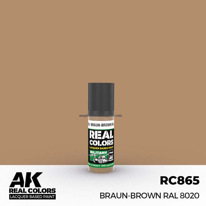 AK Interactive Real Colors Braun-Brown RAL 8020