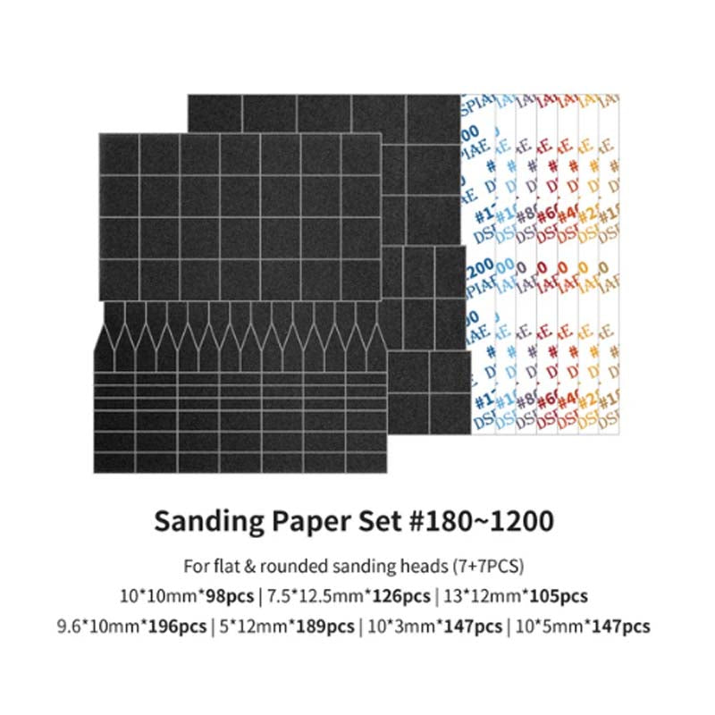 DSPIAE Sanding Paper for Flat Head Reciprocating Sander