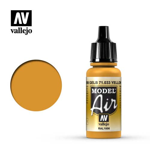 Vallejo Model Air Yellow Ochre RAL1006