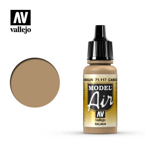 Vallejo Model Air Camouflage Brown RAL8020