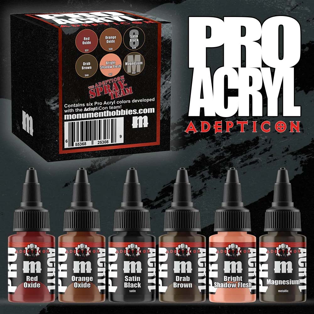 pro acryl monument hobbies paint adepticon paint set