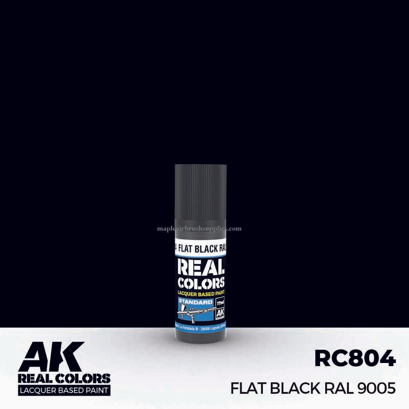 AK Interactive Real Colors Flat Black RAL 9005