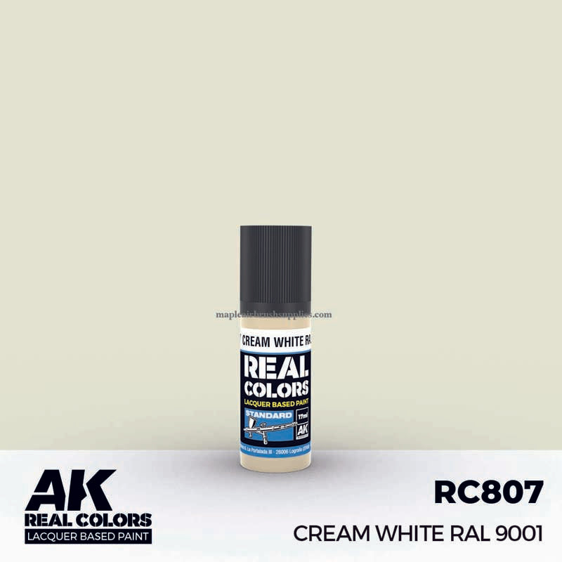 AK Interactive Real Colors Cream White RAL 9001