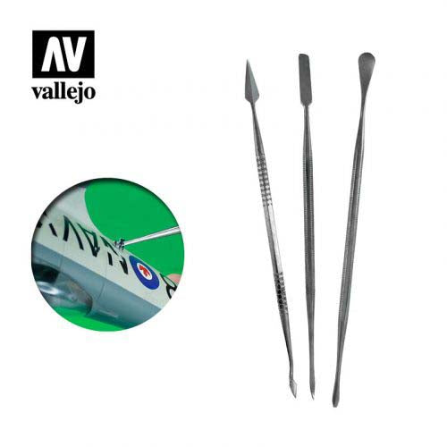 Vallejo Set Of 3 Carvers Stainless Steel