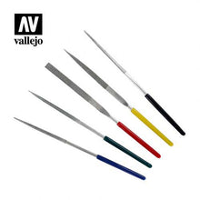 Vallejo Set Of 5 Mini Diamond Files 100mm