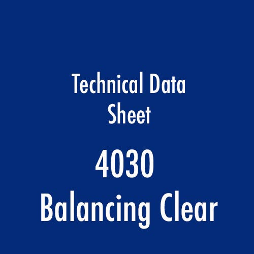 technical data sheet 4030 balancing clear