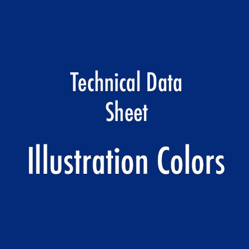 technical data sheet illustration colors