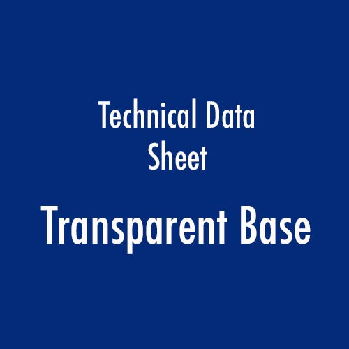 technical data sheet transparent base