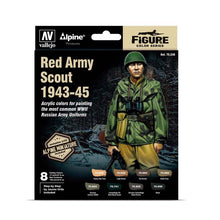 Vallejo Figure Color Series Paint Set: Red Army Scout '43-45