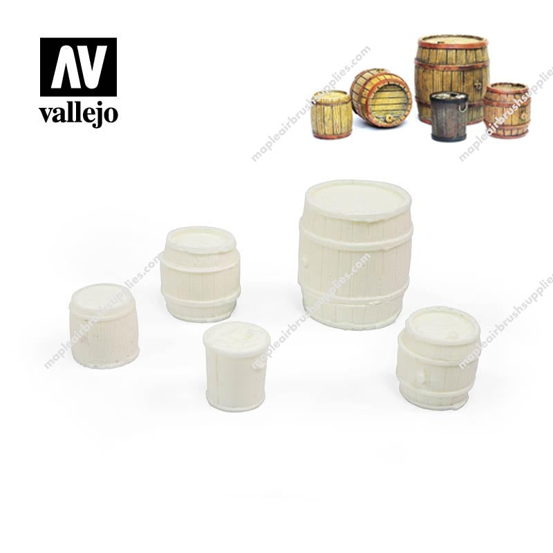 Vallejo Scenery Wooden Barrels