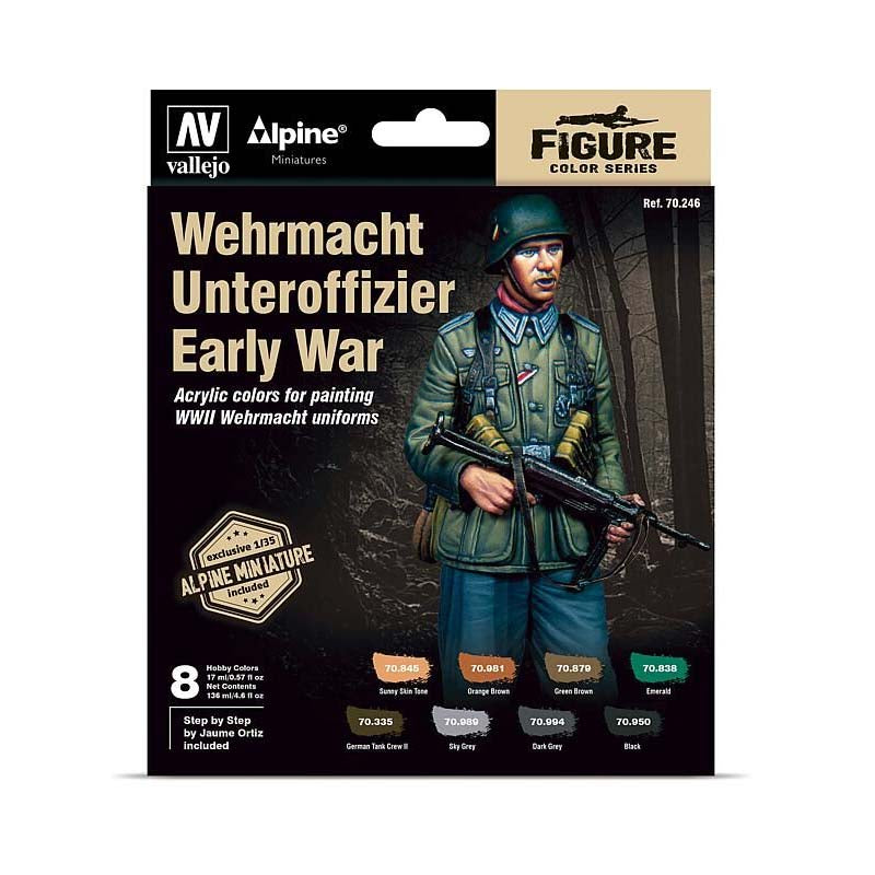 Vallejo Figure Color Series paint set: ALPINE WEHRMACHT