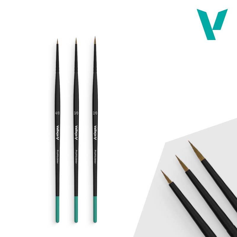 VALLEJO Pro Paint Brush Definition Set