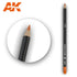AK Interactive Watercolor Weathering Pencil Strong Ocher