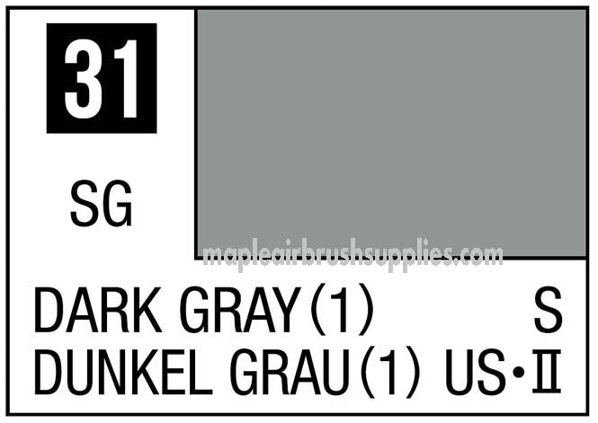 Mr Color - C31 Semi-Gloss Dark Gray (1) 10ml