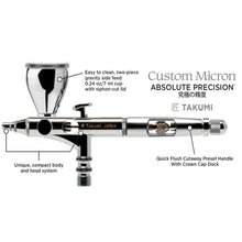 iwata Takumi Side Feed Custom Micron Side Feed Airbrush