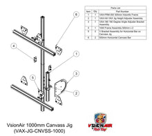 VsionAir Canvass Jig Diagram